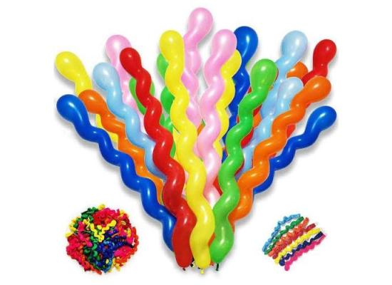 Rocket Balloons Multi Colors, Pack of 40